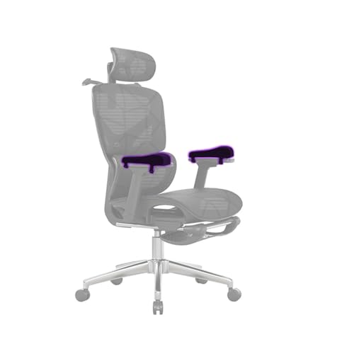 Ergonomic Office Chair,Arm Pads，Purple