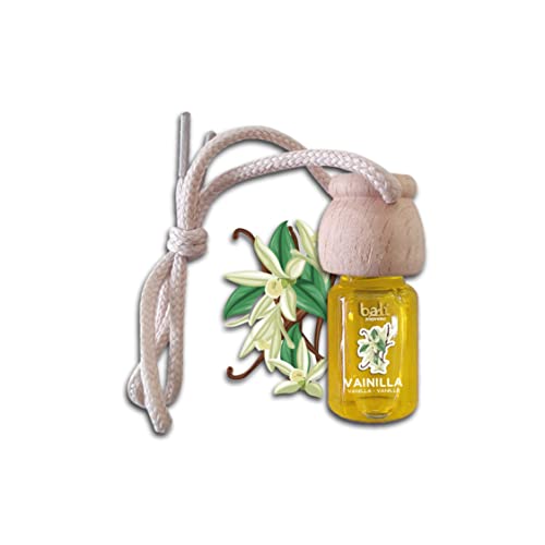 Bali fragancias Ambientador de coche VAINILLA 6 ml 0% alcohol, absorbe el mal olor de tu vehículo