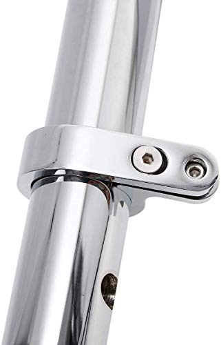 Image of 1.25 inchMount Clamp & 32mm Handlebar Clock Gauge Mount Clamp for Touring | 1.25in & 32mm Highway Bar Bracket for Clock Temp Gauge fits for Road Glide Road King Dyna Sportster Softail etc.