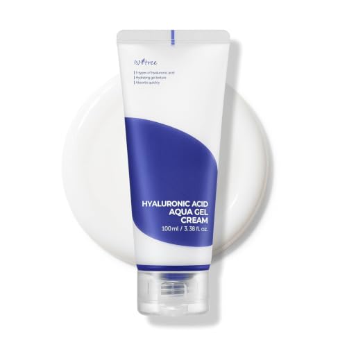 IsNtree Hyaluronic Acid Aqua Gel Cream | Lightweight Gel Moisturizer with Hyaluronic Acid | Korean Face Moisturizer, Quick-Absorbing & Non-Greasy Hydration, 3.38 fl oz