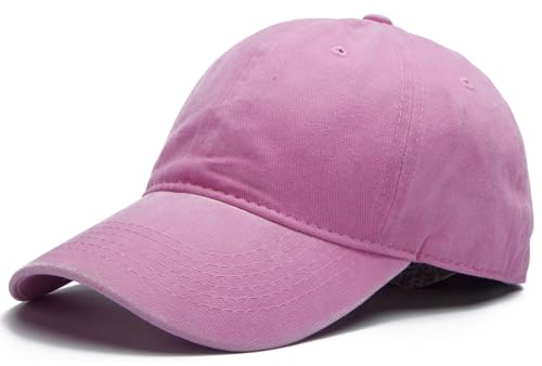 Image of Edoneery Men Women Baseball Cap-Low Profile Adjustable Washed Cotton Golf Dad Hat