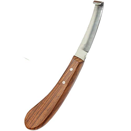 YNR England Hoof Knife Right left Double Sided Narrow Blades Farriers Tools CE (Left Hand)