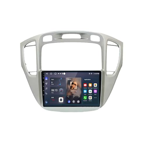 Écran Tactile Audio de Voiture pour Toyota Highlander 2001-2007 Bluetooth Voiture Stéréo WiFi Récepteur Radio FM USB Lien Miroir Auto Navi, 4 Nuclear...