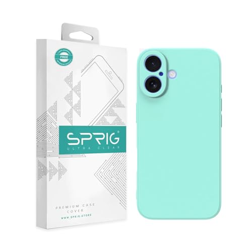 Image of SPRIG Compatible with iPhone 16 Premium FlexTone (TPU) Back Cover Drop Tested Shock Proof Mobile Case for Men, Women, Boys and Girls with Camera Protection (Light Green)