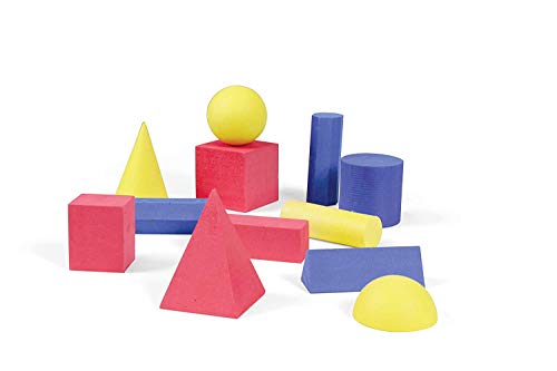 Hand2Mind 40133 Foam Geometric Solid Blocks thumb #1