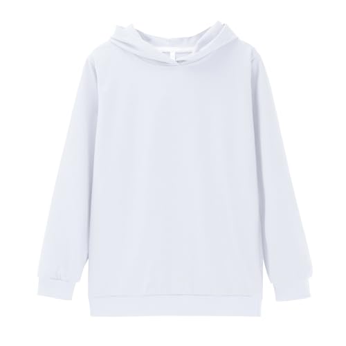 Big Kid Plain Sweatsuit Set 2PCS Crewneck Sweatshirt and Sweatpants Set for Boys Girls Activewear Fall Winter Outfit3