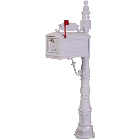 Better Box Mailboxes Decorative Residential Curbside Cast Aluminum Mailbox White Authentic * Original * Exclusive Cover