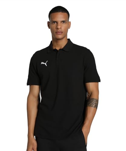 Puma Herren Teamgoal Casuals Poloshirt, Puma Black-Puma White, 3XL EU