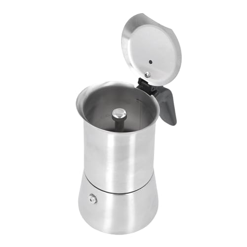 Cafetera de acero inoxidable 304 tipo percoladora para casa, 200ML 2