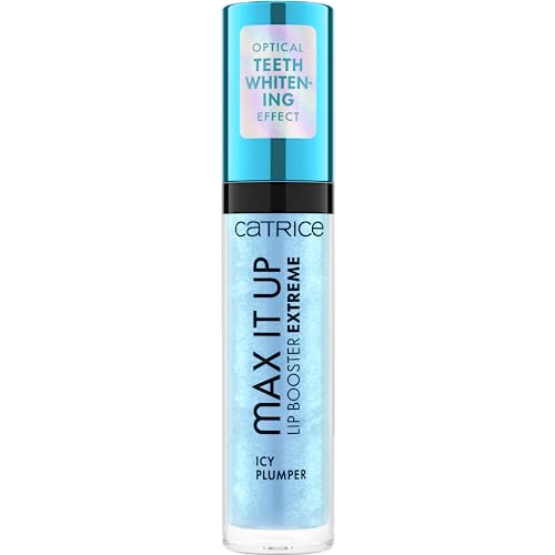 Catrice Max It Up Lip Booster Extreme, Nr. 030, Blau, pflegend, Extremes Volumen, kühlend, glänzend, schimmernd, vegan, ohne Parabene, ohne Mikroplastikpartikel, Nanopartikel frei, 1er Pack (4ml)
