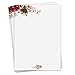 Produktbild younikat Briefpapier Rose I 50 Blatt 90 g/qm DIN A4 I Schreibpapier Geburtstag Urkunde Speisekarte Gutschein I Blumen rot rosa I dv017