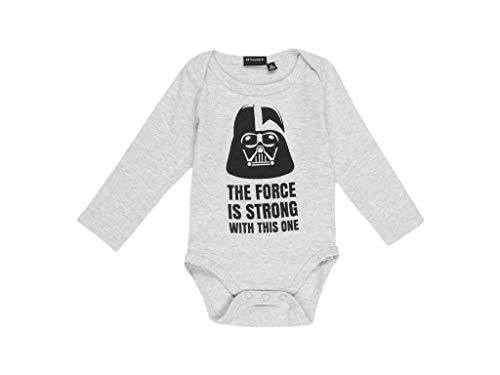 Star Wars - Body para bebé gris 74 cm