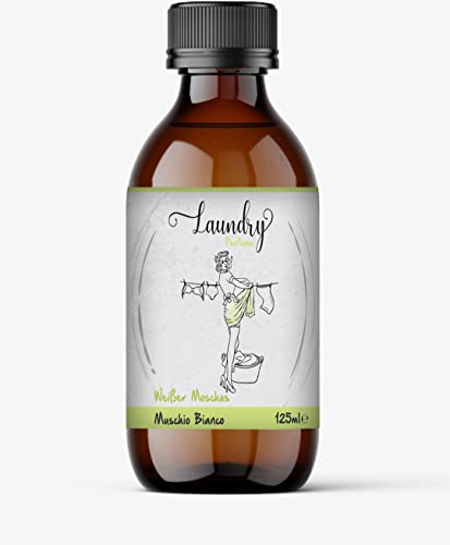 Dell'art Parfüm für die Waschmaschine, Duft für die Wäsche, 125 ml, Weißer Moschus