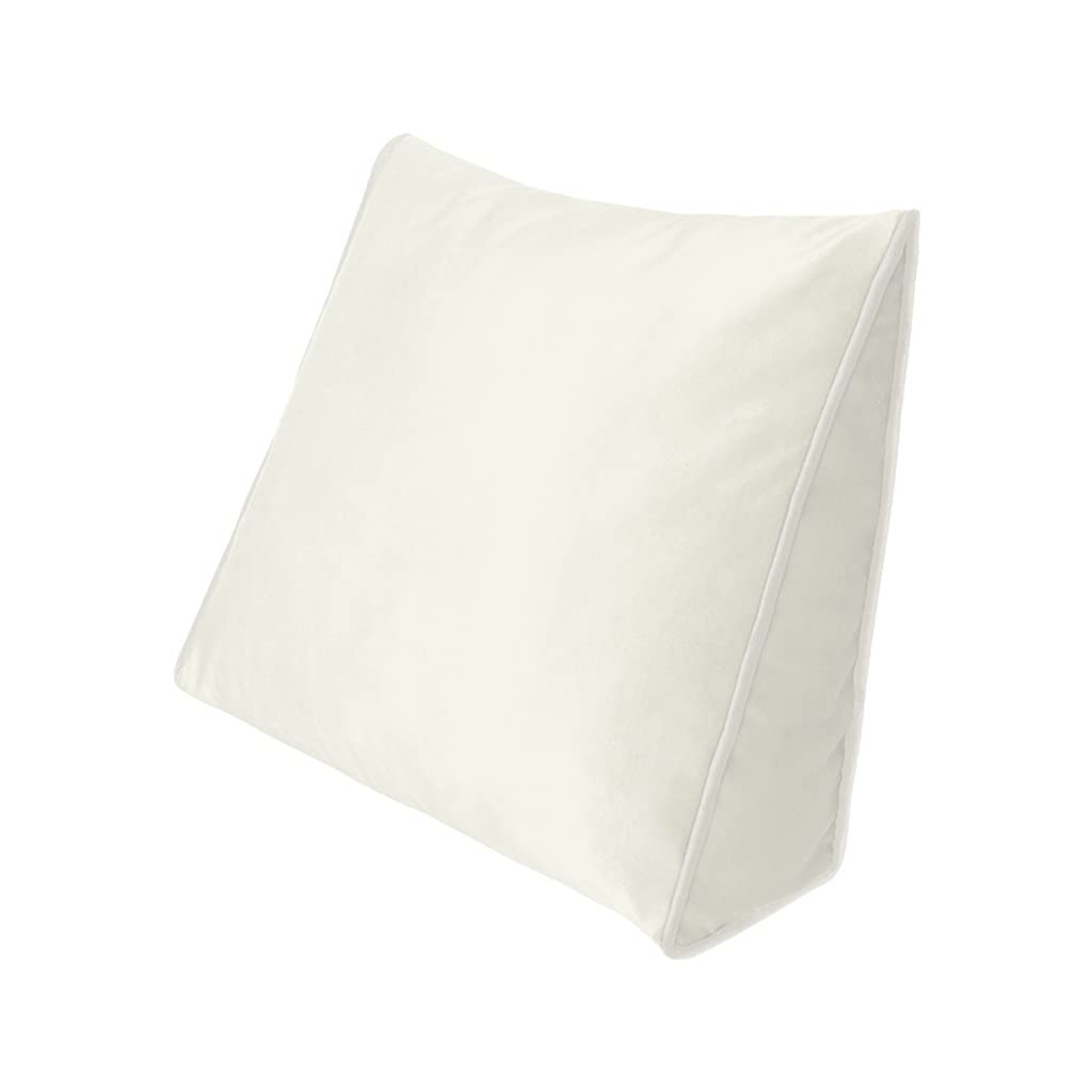 Coussin de tête triangle en velours H 60x50x25cm pour lit et voiture