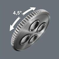 Wera 05005600001 8010 A Zyklop Comfort Knarre, mit Umschalthebel, mit 1/4"-Antrieb, 1/4" x 144 mm – Ansicht 3