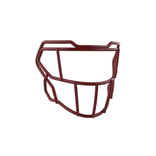 VICIS ZERO2 SO-213E Football Facemask for VICIS ZERO2 Football Helmets, Tubular Stainless Steel, Cardinal