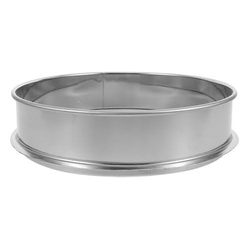 WRITWAA de Malla Fina de Acero Inoxidable para Esmaltado Cerámico y Pintura Filtro Redondo Multiusos para Arcilla y Pintura al Óleo Colador Resistente para Filtrado de Impurezas