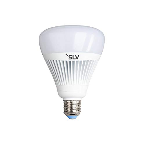 SLV PLAY - Bombilla LED inteligente con WiFi, multicolor regulable, E27, 16 millones de colores (RGBW), 21 W equivalente a 100 W, sin hub, compatible con Wi-Fi, Alexa y Google Home, 1550 lúmenes