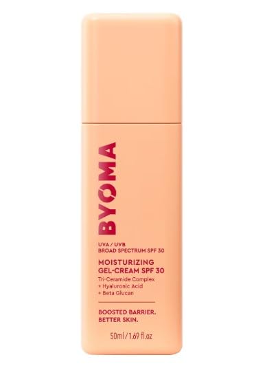 BYOMA ORIGINAL | SPF 30 Gel Moisturiser - Gel Hidratante Rostro SPF30 | 50 ml | VEGANO | by BELLA