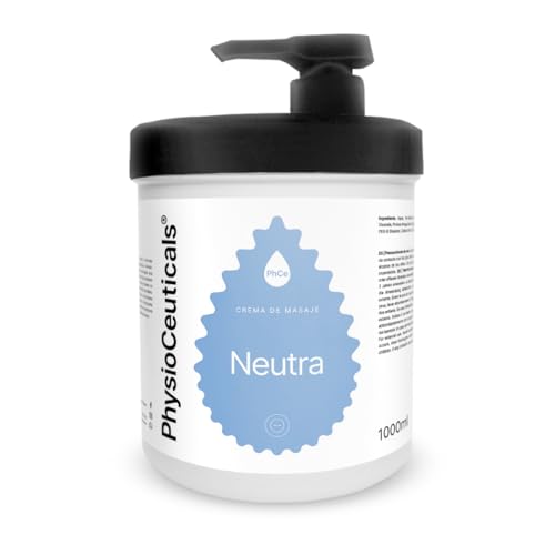 PHYSIOCEUTICALS Crema neutra de alta extensibilidad para uso profesional en fisioterapia, formulada para facilitar maniobras de masaje terapéutico. Presentación: envase de 1000 ml.