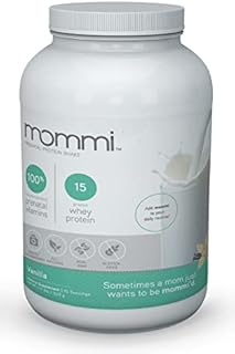 Mommi - PreNatal Protein Shake - Vanilla Powder | OB/GYN Recommended Protein & Prenatal Vitamin Blend | All Natural, Non GMO, Non Toxic & Gluten Free Ingredients | Essential Health for Mom & Baby
