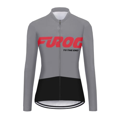 UGLY FROG 77ESRONGSGNV01 2025 Winter Trikot Damen Samt Hinzufügen Fleece Thermo Radsport Laufen Akzentuiert Taille Lange Fahrradbekleidung ﻿