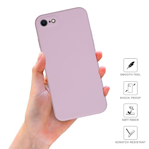 Image of SPRIG Compatible with iPhone Se 2020 Premium FlexTone Back Cover Drop Tested Shock Proof Mobile Case for Men, Women, Boys and Girls with Camera Protection (Lavender Purple)