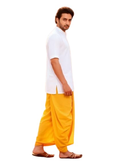 Men Ethnic Wear Free Size Comfortable Lightweight Outfit for All Occasions-image-1