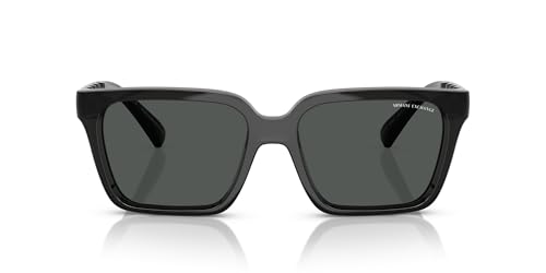 Image of Armani Exchange mens Ax4147sf Low Bridge Fit Square Sunglasses