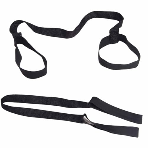 2 Pcs Yoga Mat Carrying Strap Sling Yoga Stretch Elastic Fitness Stretching Strap Belt Pack Up Easily Different Mats
