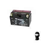 DESCRIPCIÓN Y CARACTERÍSTICAS DEL PRODUCTO: - BATERÍA YUASA TTZ10S-BS (SELLADA COMPLETA Y LISTA PARA USAR) 12V / 8,6AH- - En el título indicamos el modelo específico para tu motocicleta o scooter - Batería sin mantenimiento de alto rendimiento - Rendimiento de voltaje de 12V - Capacidad (10 horas) 8.6Ah - Capacidad (20 horas) 9.1Ah -CCA a -18 ° C 190A -Dimensiones (± 2mm) Largo 150mm Fondo 87mm Alto 93mm -Tecnología de placa -Separador Ca / Ca AGM - HOMENAJE BAJO CASCO BALACLAVA