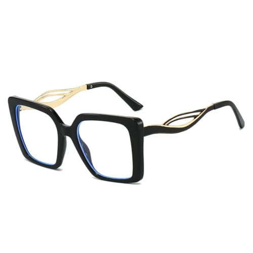 Lunettes de soleil rétro léopard pour femmes anti-lumière bleue branches creuses