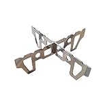 HIZEFSOO Alcohol Stove Cross Stand, Stai...