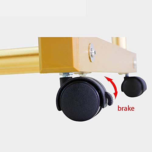 Porte-séchage portable à double tige télescopique avec porte-chaussures bas - 6