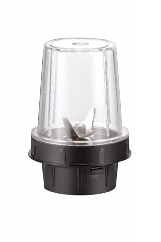 Awon-SE || Bullet jar 300ML for 2 lock mixer grinders ||for bajaj, sumeet, presstige, preeti, orient, chroma, etc ||transparent polycarbonate body || 500 watts& more mixer grinder comaptibe