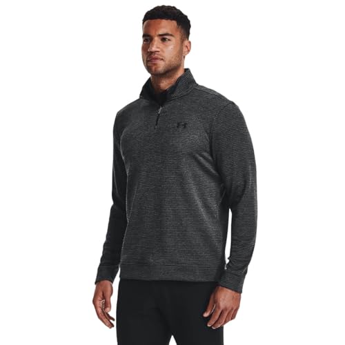 Under Armour Mens Storm SweaterFleece Quarter Zip, (001) Black / / Black, X-Large
