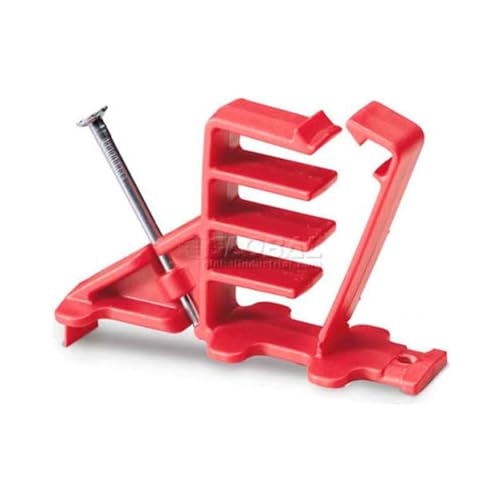 Gardner Bender MCS-100W Multi-Cable Staple, Secures: (NM) Non-Metalic, Coaxial & Data / CAT 5, 100 Pk., Red