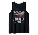 Emanuel 2028 for President Rahm Emanuel 2028 US Flag Vintage Tank Top