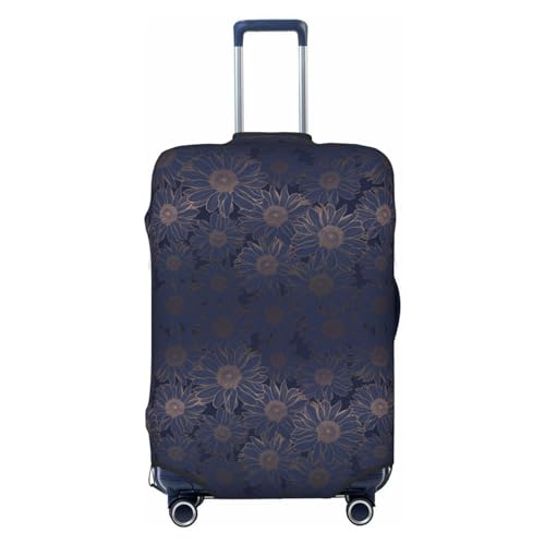 Travel Luggage Cover Protector - Sunflowers No.1019 Washable Suitcase Covers For 18-32 Inch Luggage