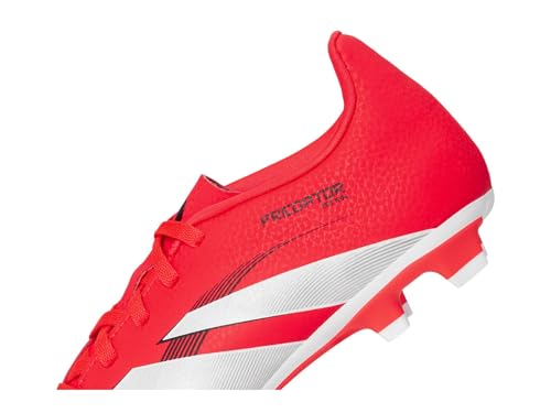adidas Unisex-Kids Club Predator Firm Ground/Multi Ground Soccer, Lucid Red/White/Black, 1 by adidas - Used condition - Image 7