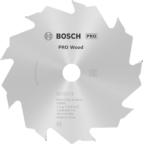 Bosch Professional 2 608 640 774 - Hoja de sierra circular Speedline Wood - 130 x 16 x 2,2 mm, 9 (pack de 1)