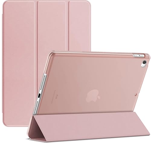 For Apple iPad Air (1st Generation) A1474 A1475 A1476 Smart case Magnetic Stand cover with Wake/Sleep (Rose Gold)