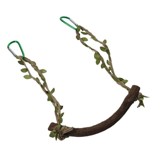 GetCoupon Brinquedo de pendurar com corda de papagaio, brinquedo interativo e divertido de poleiro p