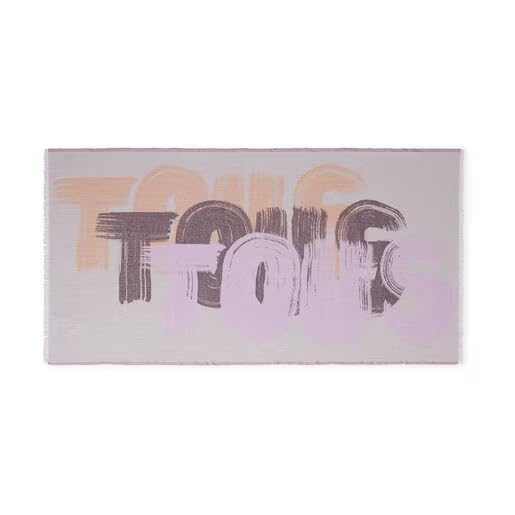 TOUS Pañuelo Foulard By Hand Jacquard Gris Claro | 395910289