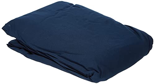 Amazon Basics Mikrofaser Spannbettlaken, 100% Polyester, Weich und Atmungsaktiv, 90cm x 200cm x 30cm, Marineblau