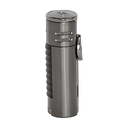 Encendedor Xikar HP4 Quad Flame para cigarros gris oscuro miniatura 5