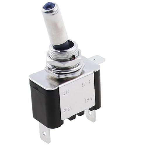 Interruptor 12V 20A con luz verde para circuito eléctrico de barcos 7