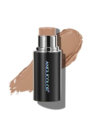 Anglicolor Barra de contorno bronceador, barra bronceadora en crema, barra de contorno suave para rasgos faciales definidos, acabado duradero y natural, lápiz cremoso de contorno (02#Slate Brown)