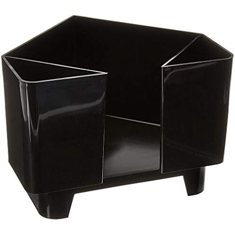 Co-Rect Plastic Bar Caddy with Triangular Design, Black Cover