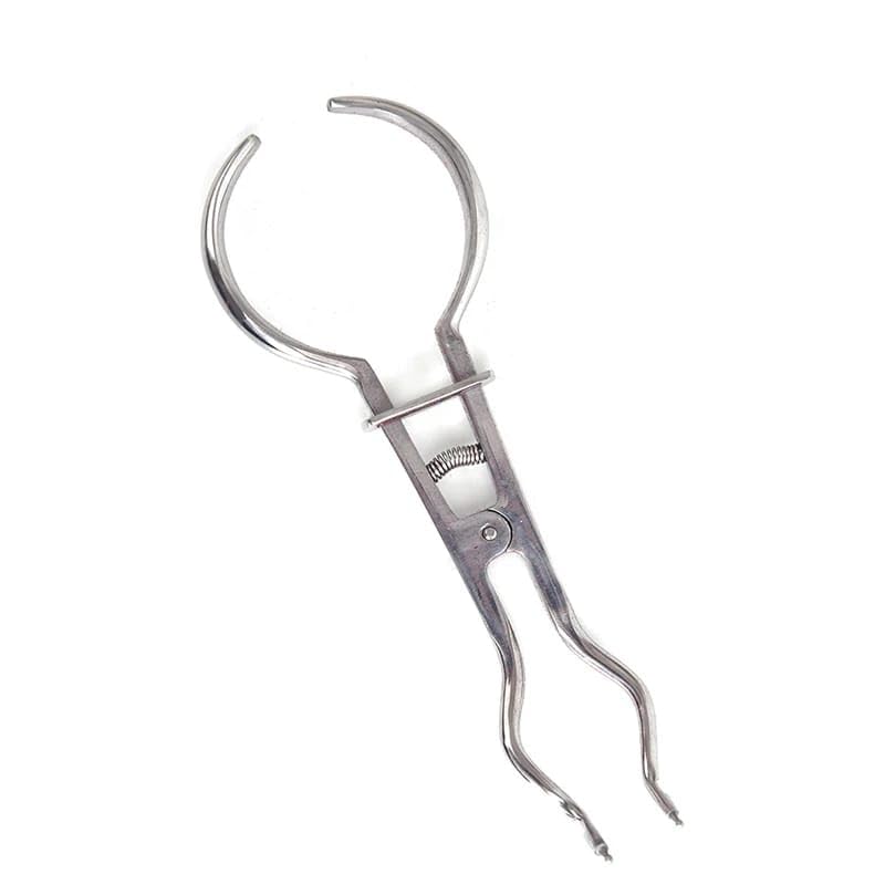 Generic Rubber Dam Dentistry Hole Puncher Set with Leather Bag - Pliers, Perforator, Clips, and Storage Bag - Orthodontic Dental Tools for Dentists